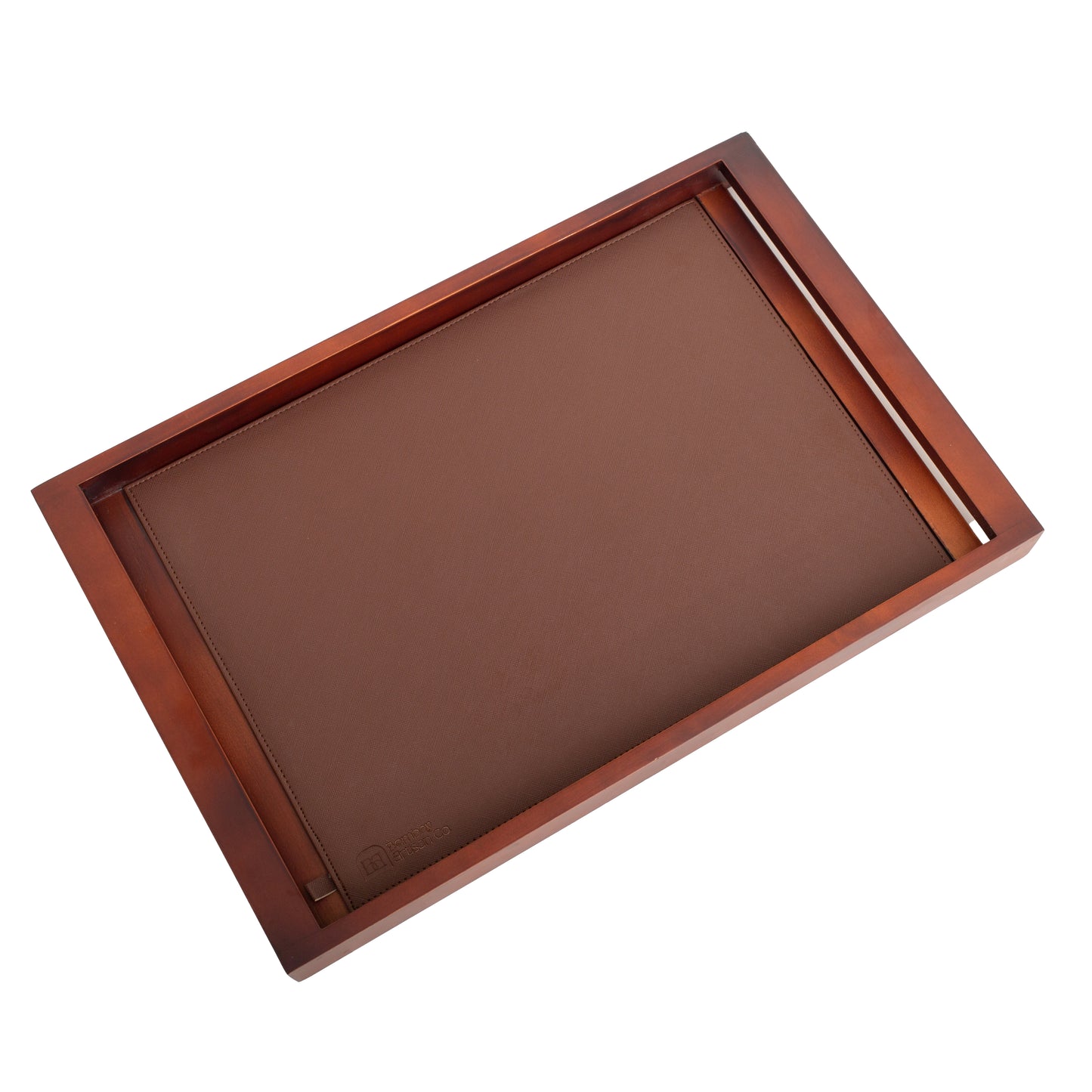 Large Wooden Serving Tray with Interchangeable Base