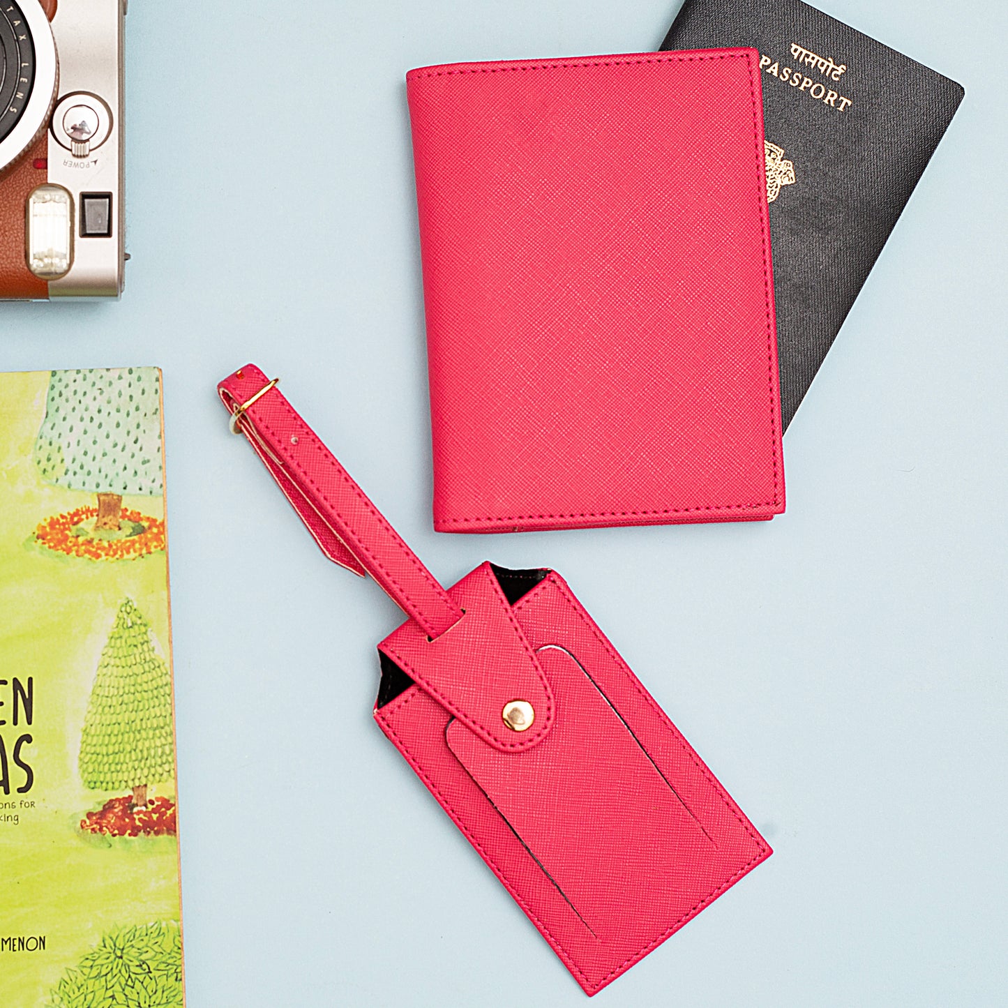 Personalised Passport Cover & Luggage Tag Set
