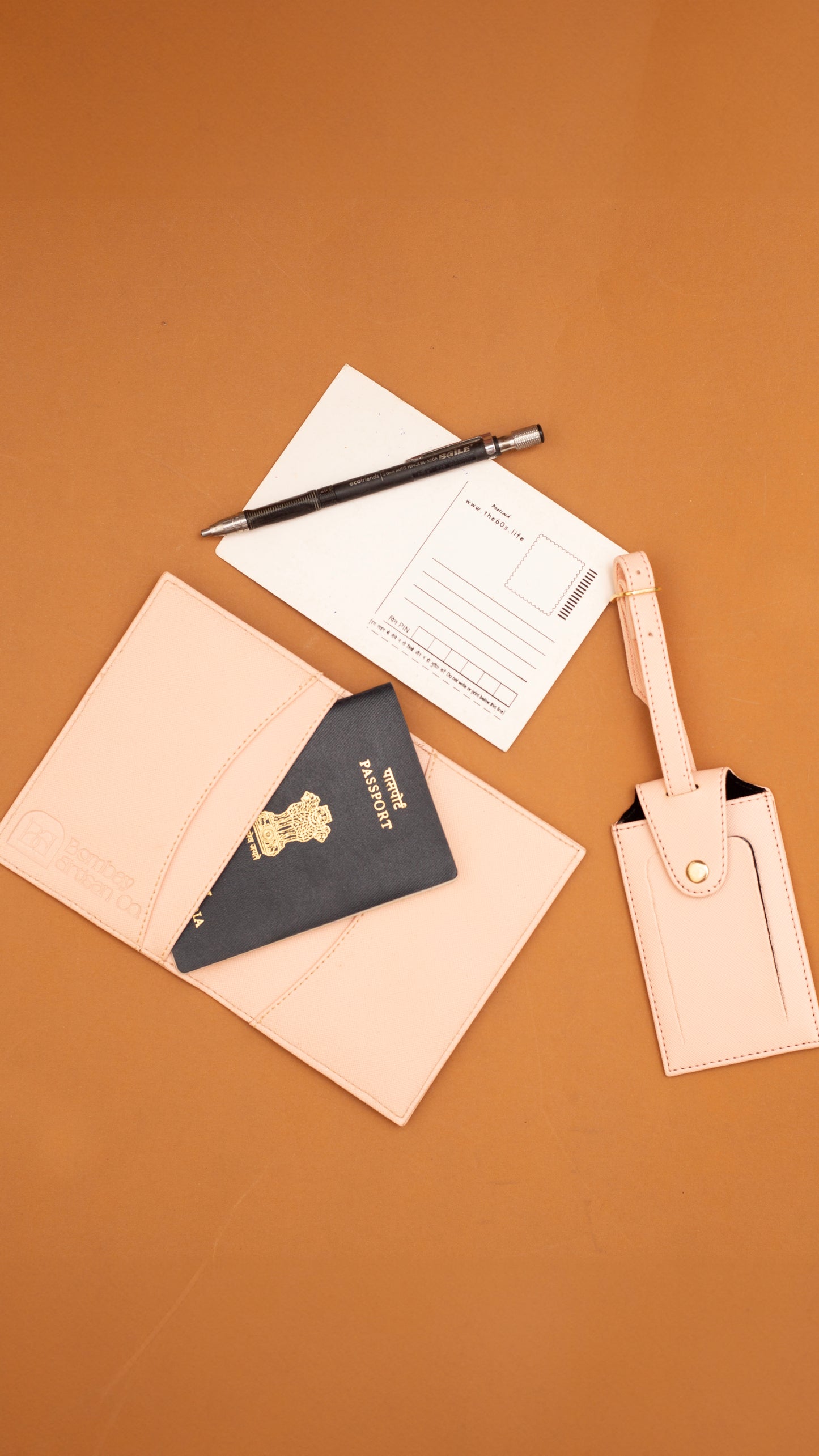 Personalised Passport Cover & Luggage Tag Set