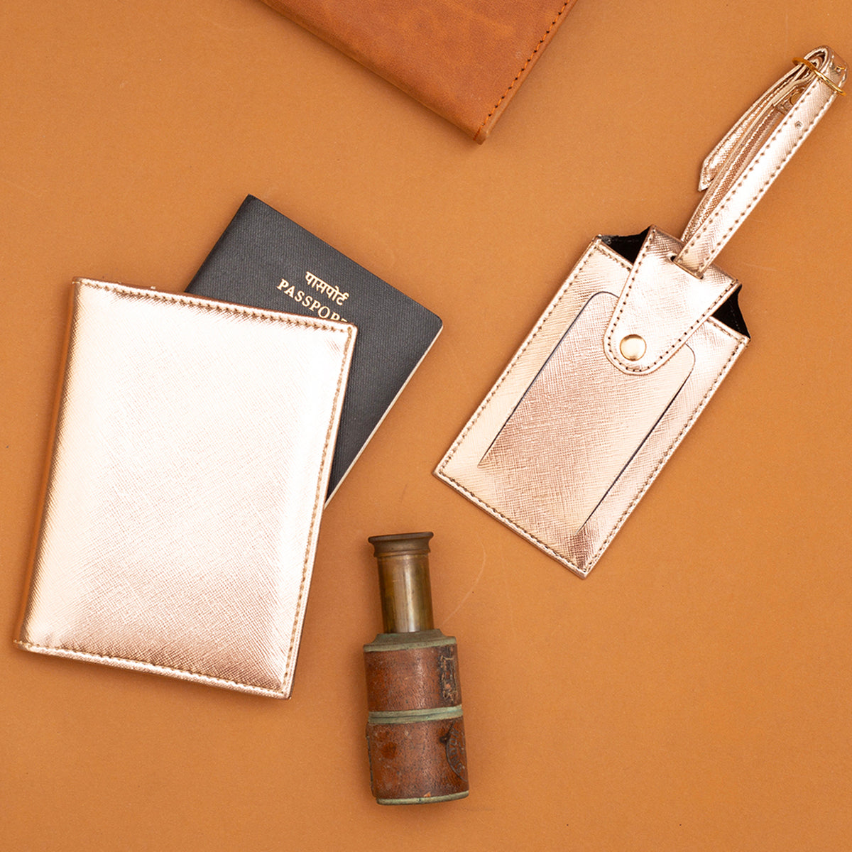 Personalised Passport Cover & Luggage Tag Set