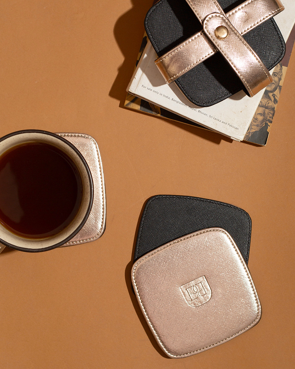 Reversible Square Coasters Set of 4