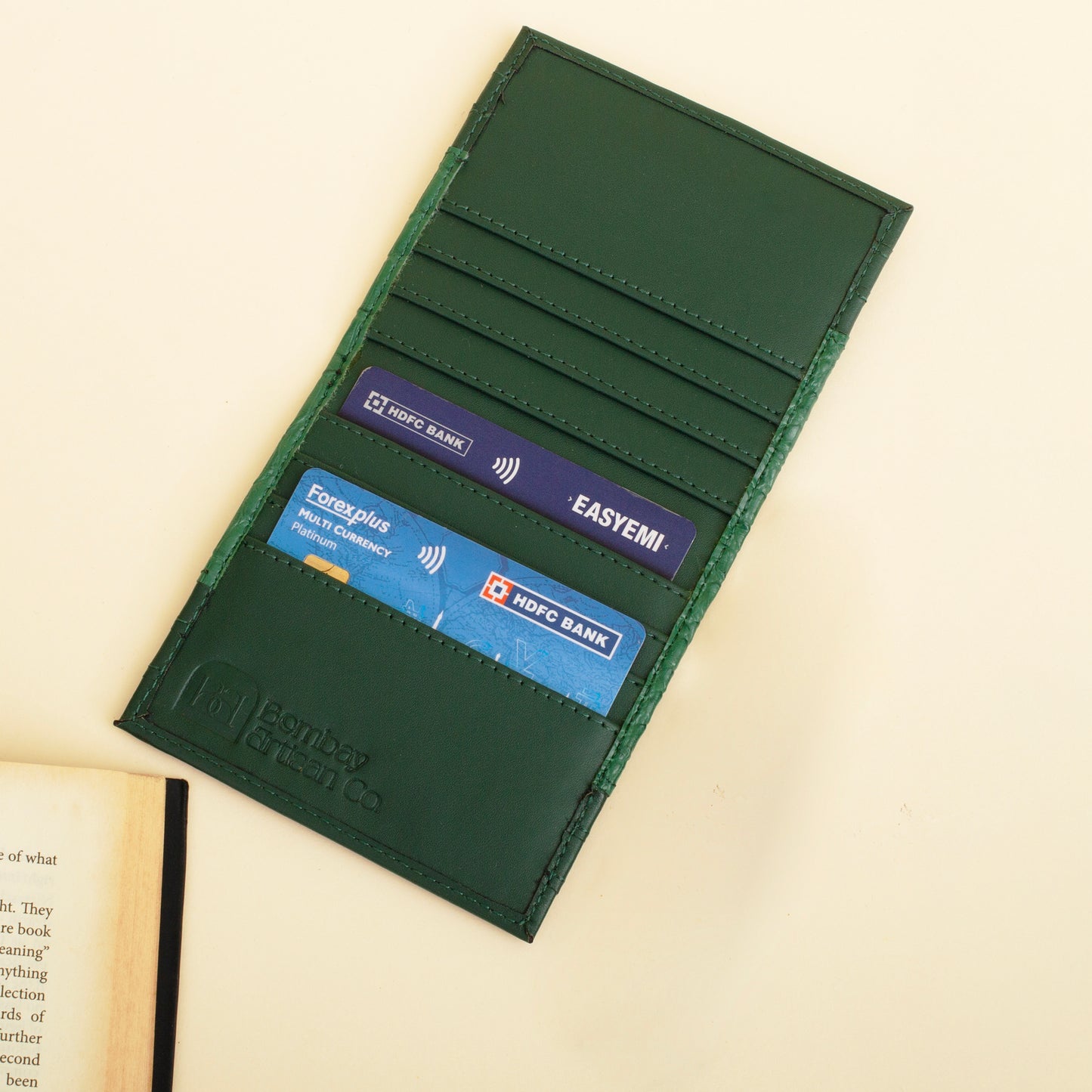 Sleek Cardholder with Gold Initials