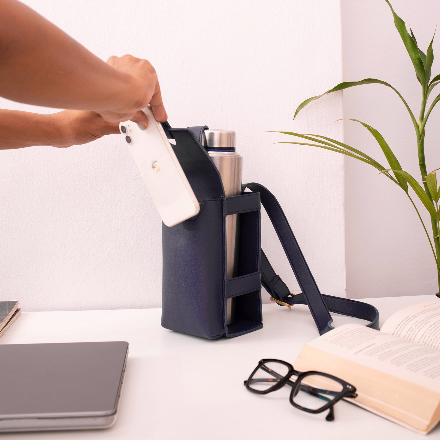 Personalised Bottle Bag with Pocket