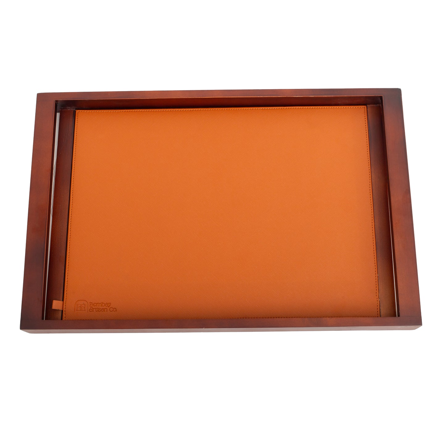 Large Wooden Serving Tray with Interchangeable Base
