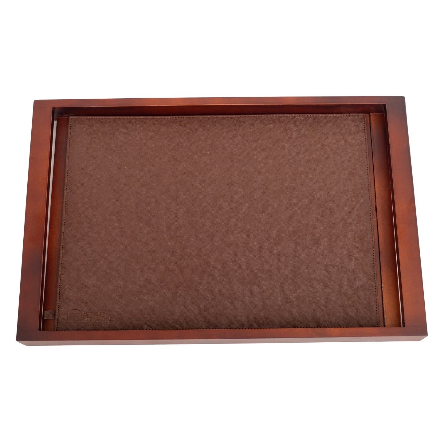 Large Wooden Serving Tray with Interchangeable Base