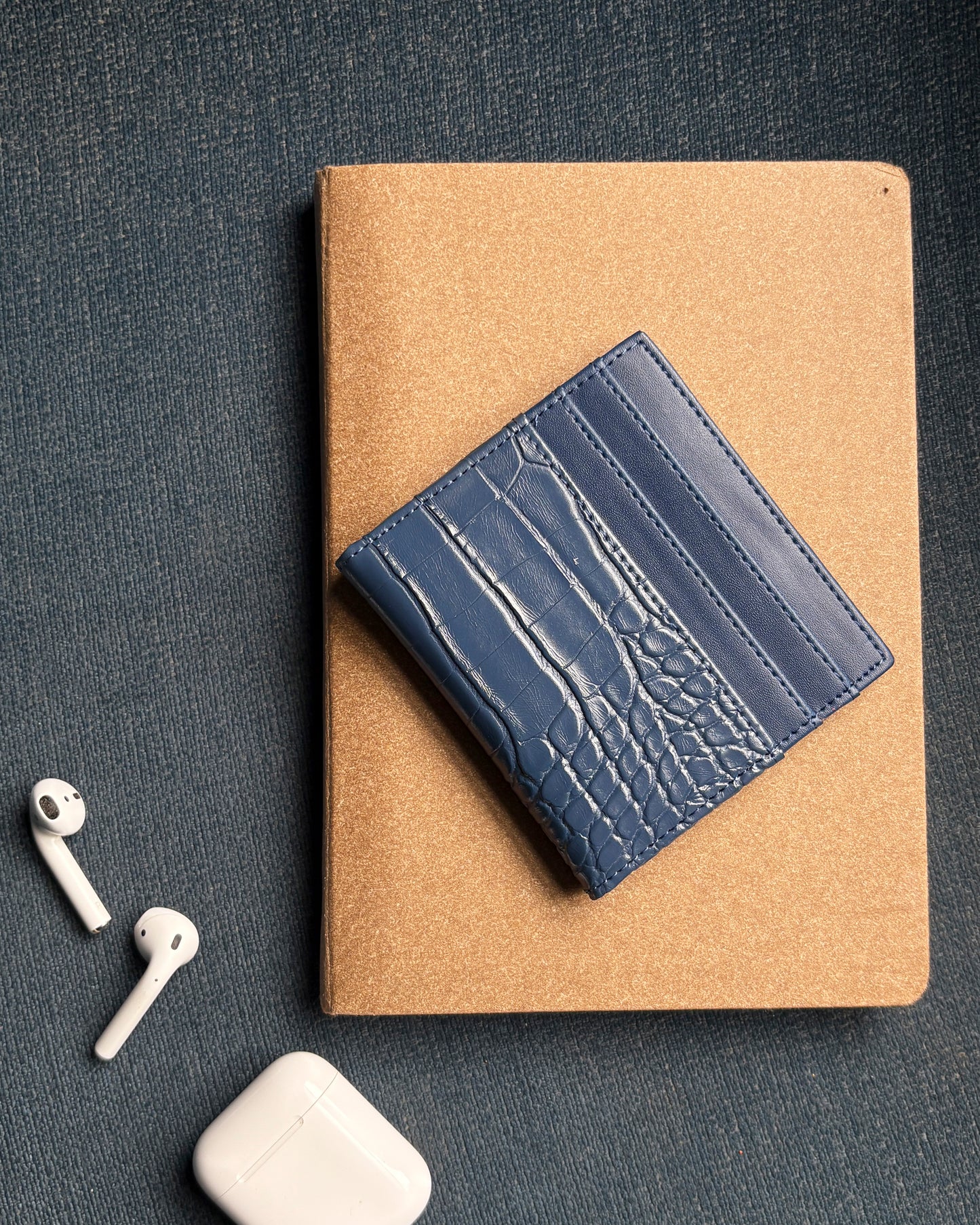 Sleek Cardholder with Gold Initials
