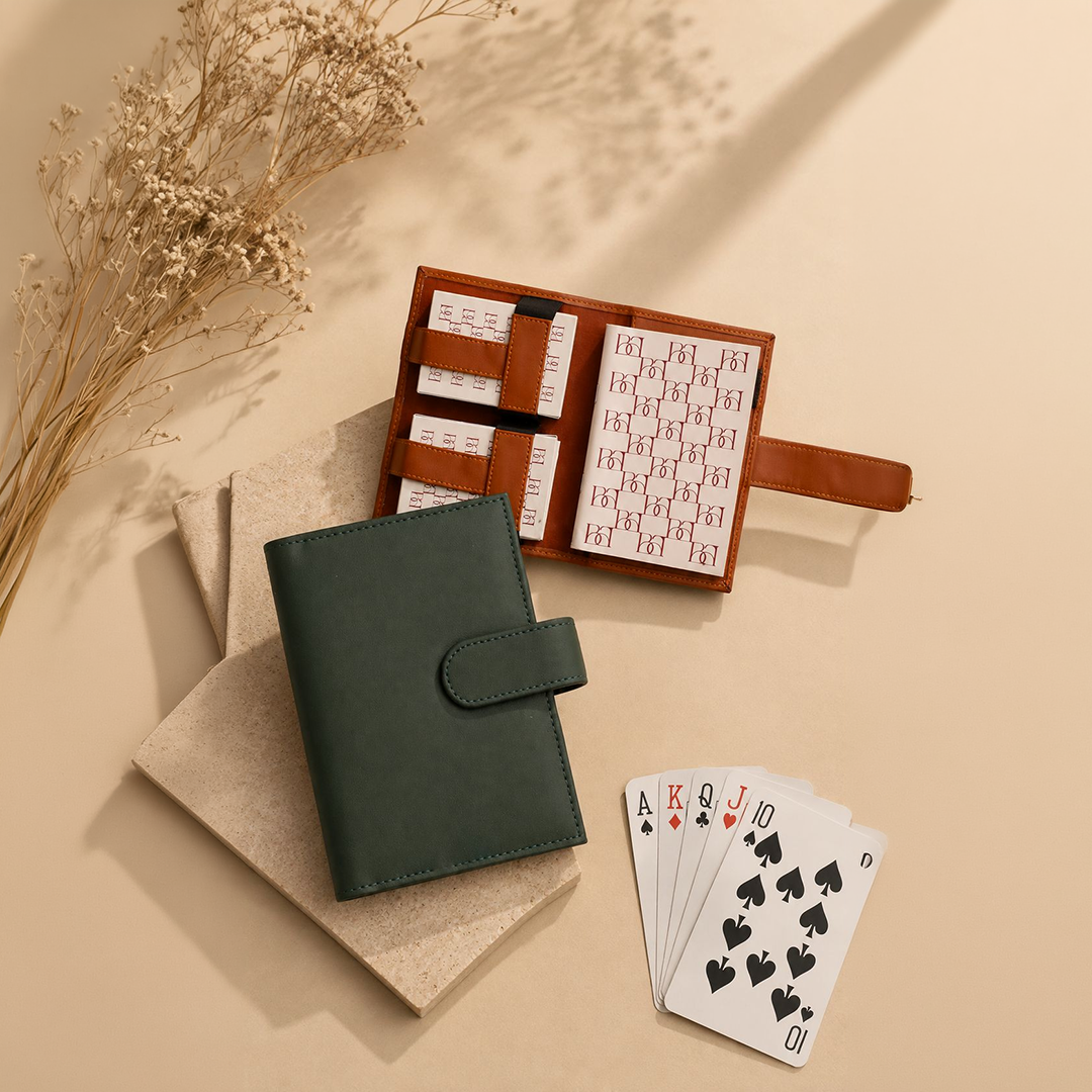Playing Cards with Diary & Case