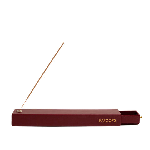 Scent of Serendipity- Personalised Incense Sticks Box - Maroon