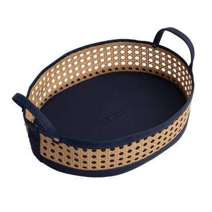 Cane Inspired Basket
