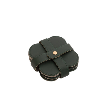 Reversible Flower Coasters Set of 4