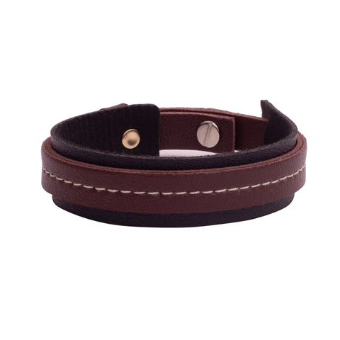 Harmony Wristband - Coffee Brown & Black