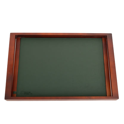 Large Wooden Serving Tray with Interchangeable Base