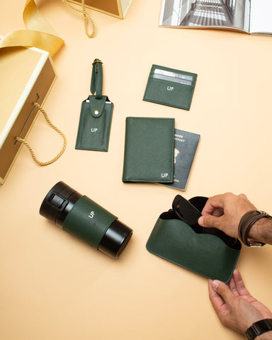 Personalised Travel Gift Box - Green