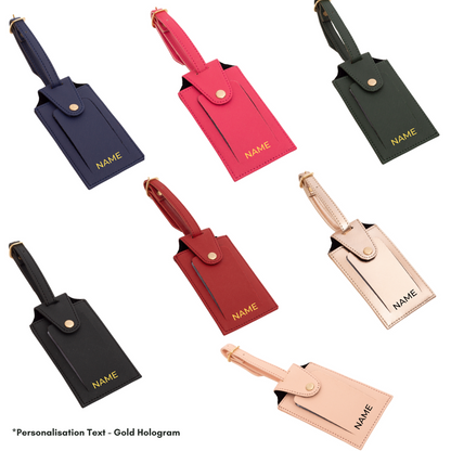 Personalised Passport Cover & Luggage Tag Set