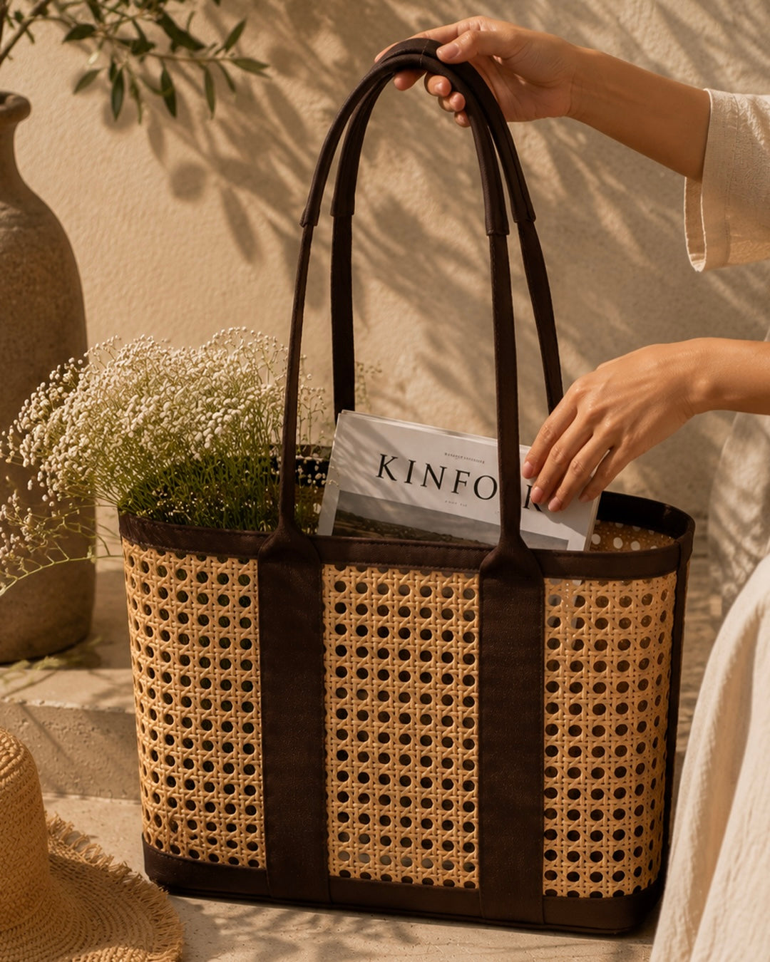 Cane Inspired Tote Bag