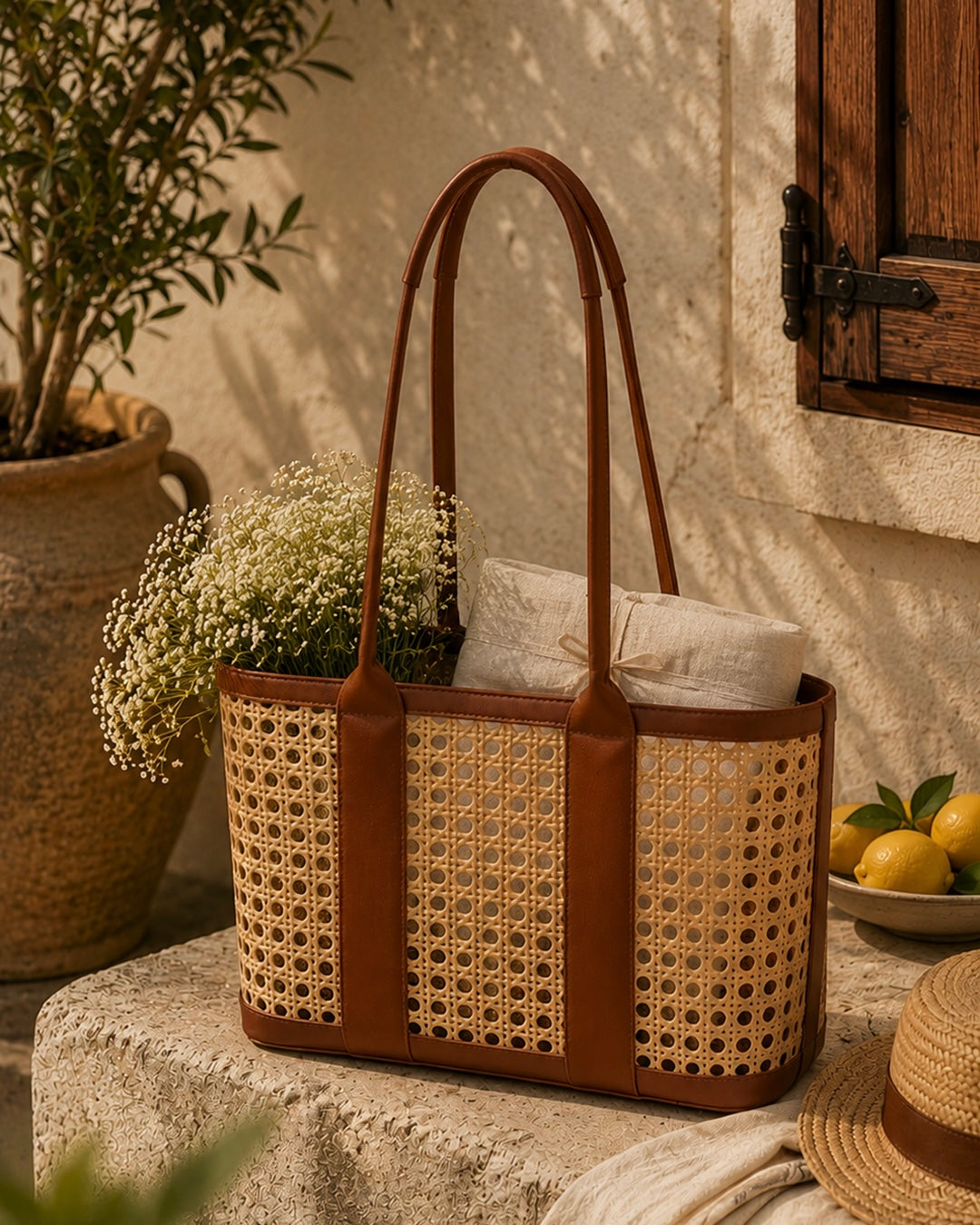 Cane Inspired Tote Bag