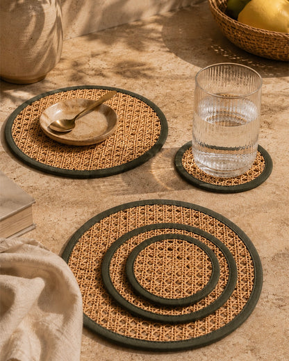 Cane Inspired Dinner Set