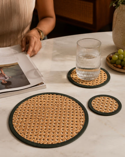 Cane Inspired Dinner Set