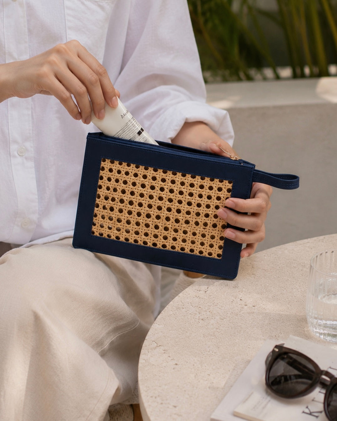 Cane Inspired Pouch