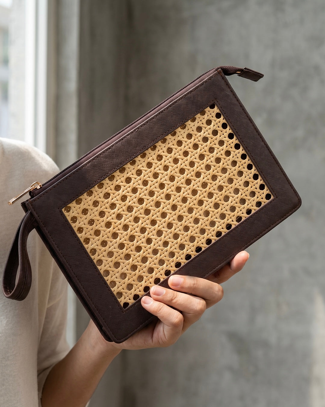 Cane Inspired Pouch