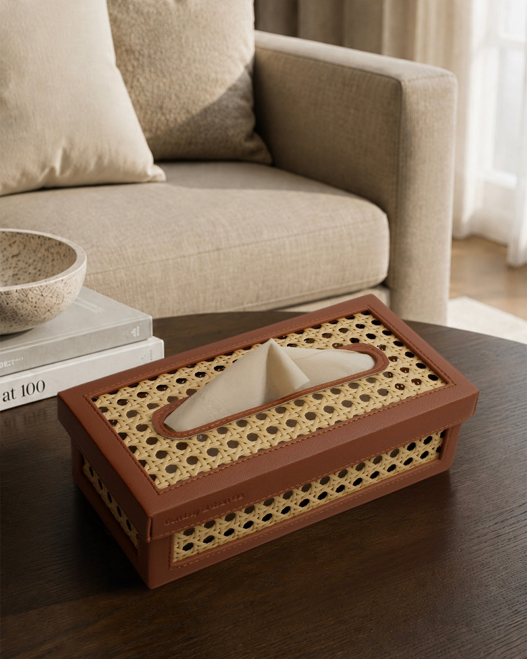 Cane Inspired Tissue Box